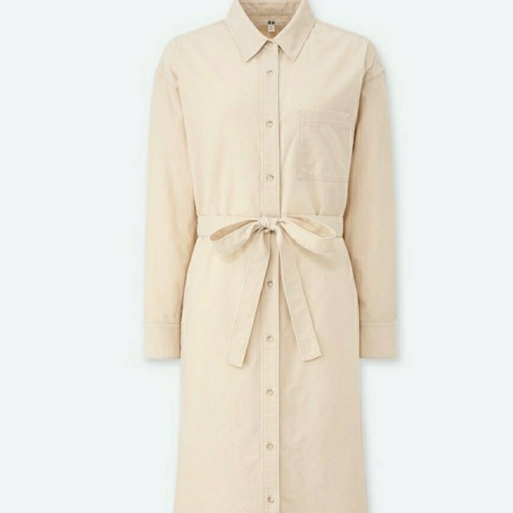 Uniqlo long sleeve corduroy dress